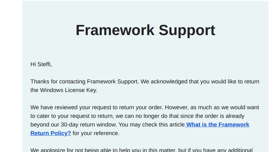 Framework Return mail.png